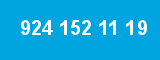 924 152 11 19